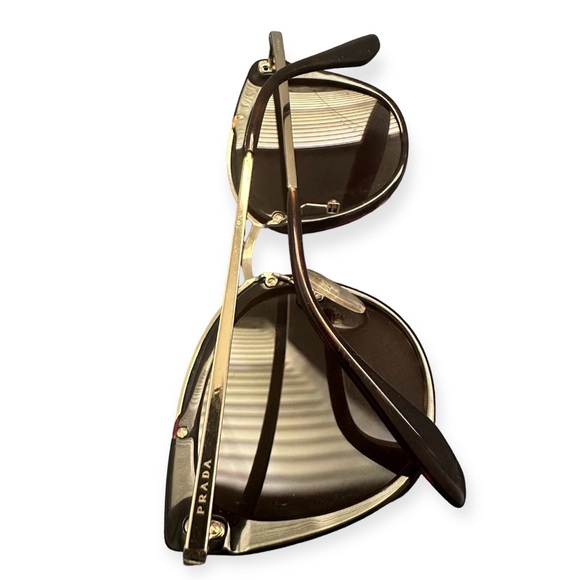 Prada PR 20US Conceptual Brown Sunglasses - Picture 9 of 12